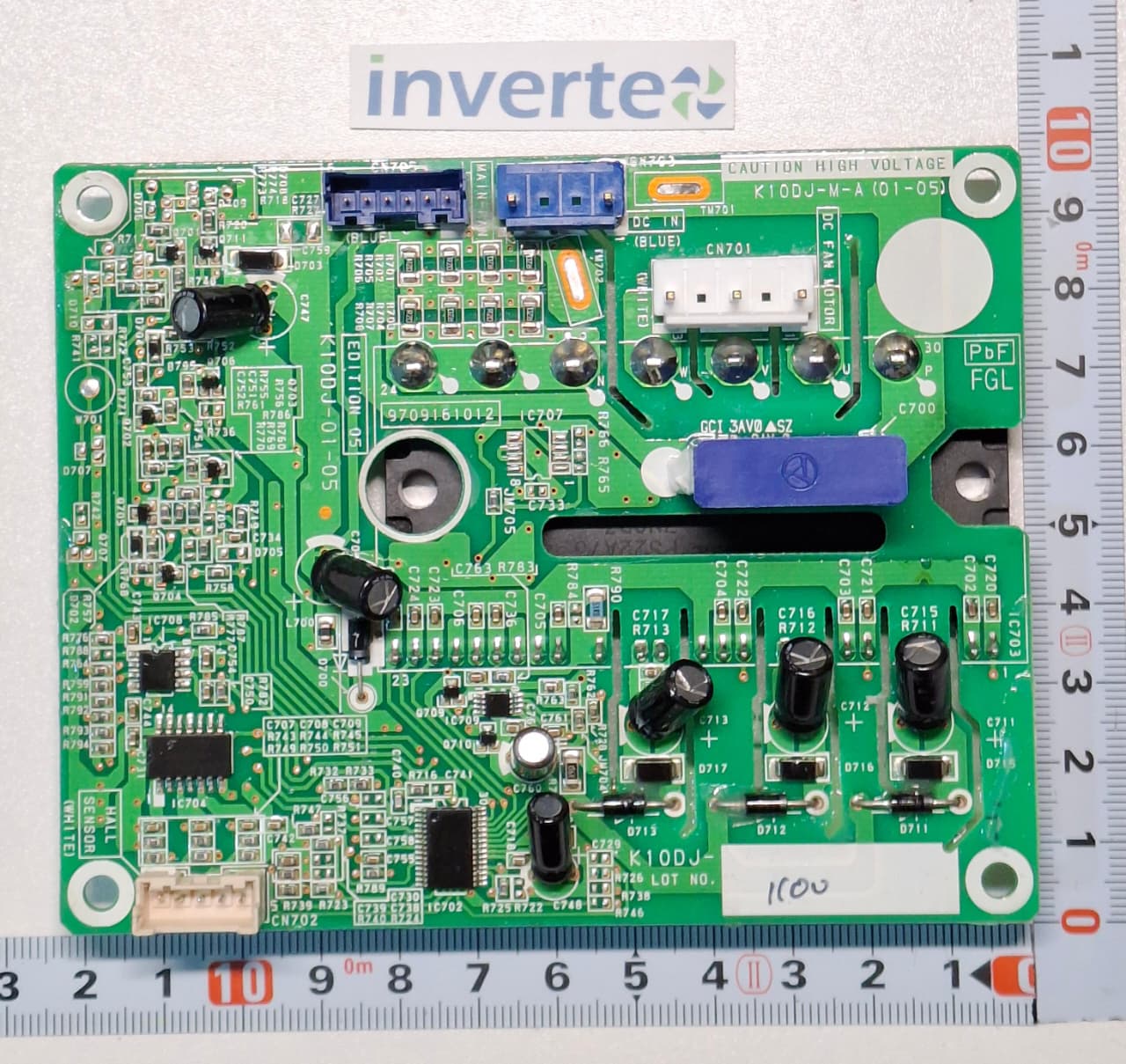 Fujitsu General PCB 9709161012 B K10DJ-1500HUE-MO