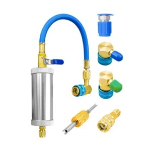 A/C Oil Injector Kit Oil Filling Tool Refronix