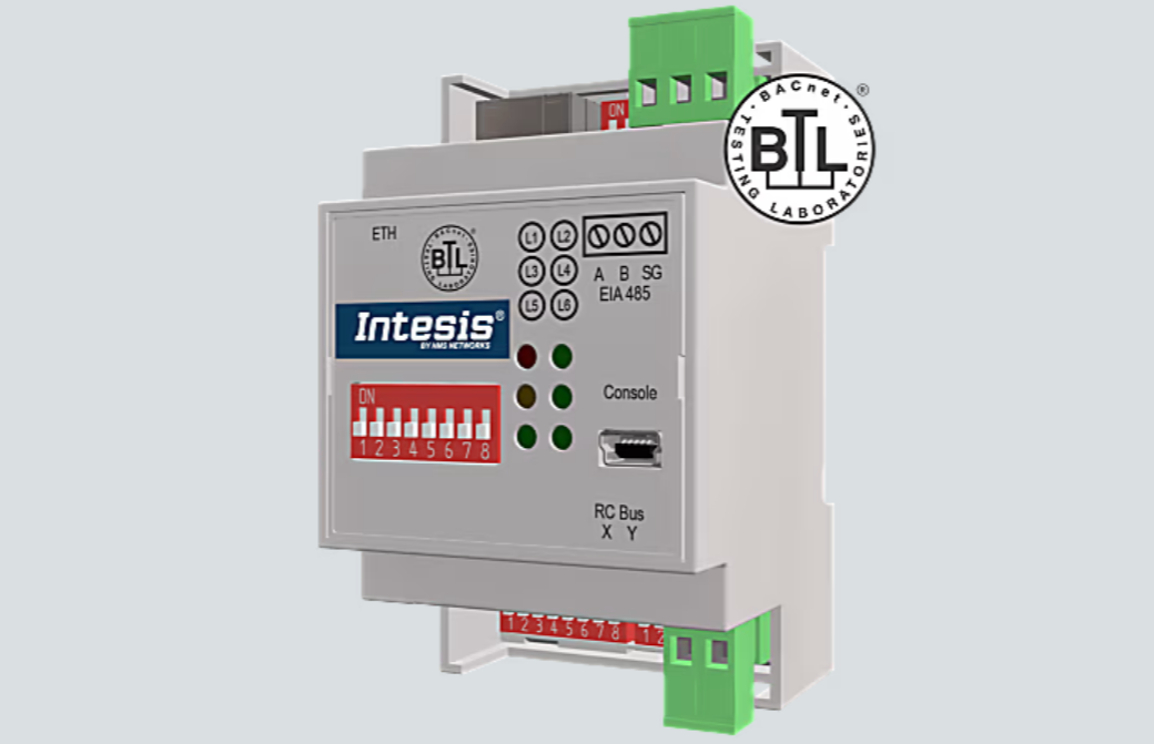 Intesis Mitsubishi to BACnet IP Gateway INBACMHI001R000